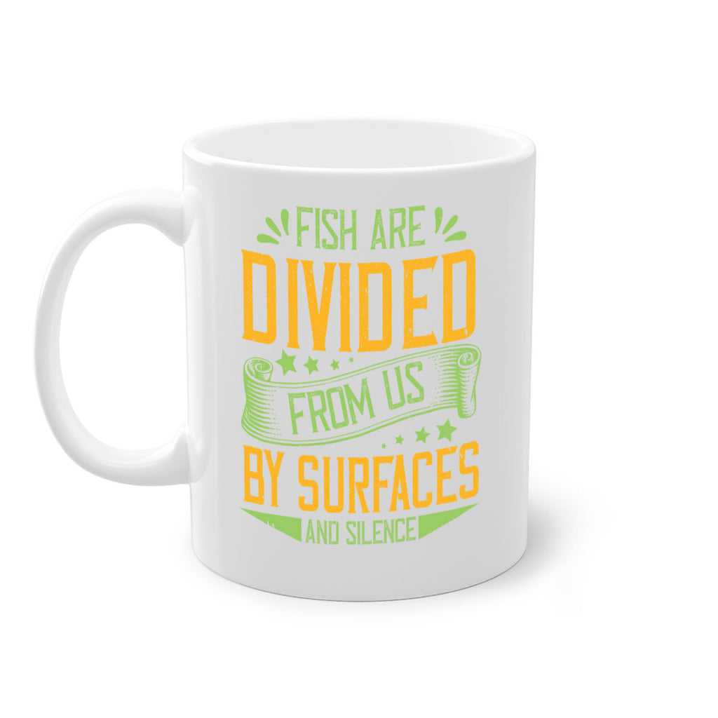 fish are divided from us by surfaces and silence 136#- vegan-Mug / Coffee Cup