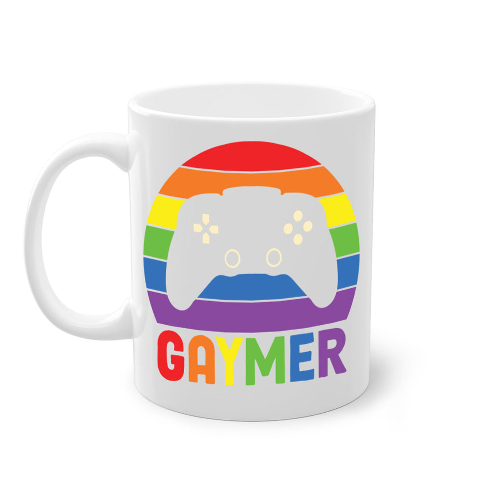 gaymer lgbt gamer rainbow flag lgbt 135#- lgbt-Mug / Coffee Cup