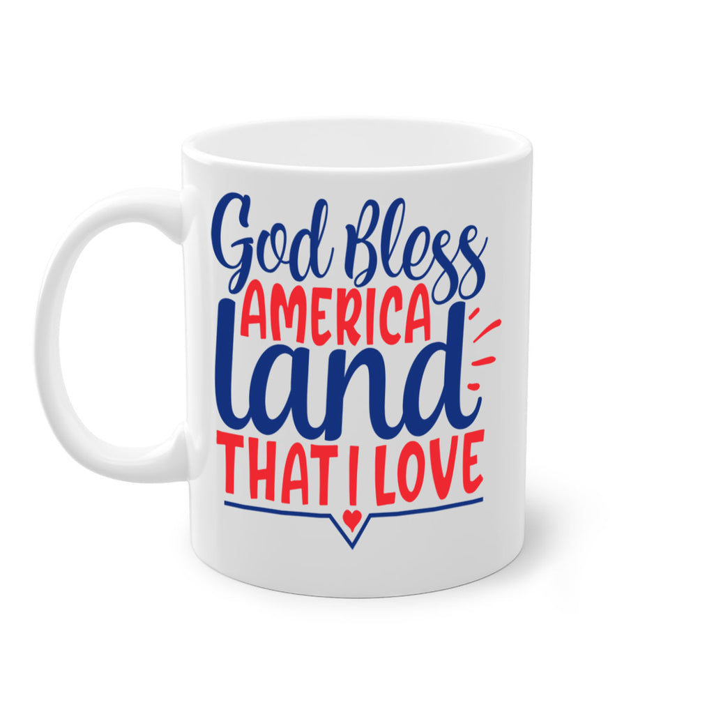 god bless america land that i love Style 54#- 4th Of July-Mug / Coffee Cup