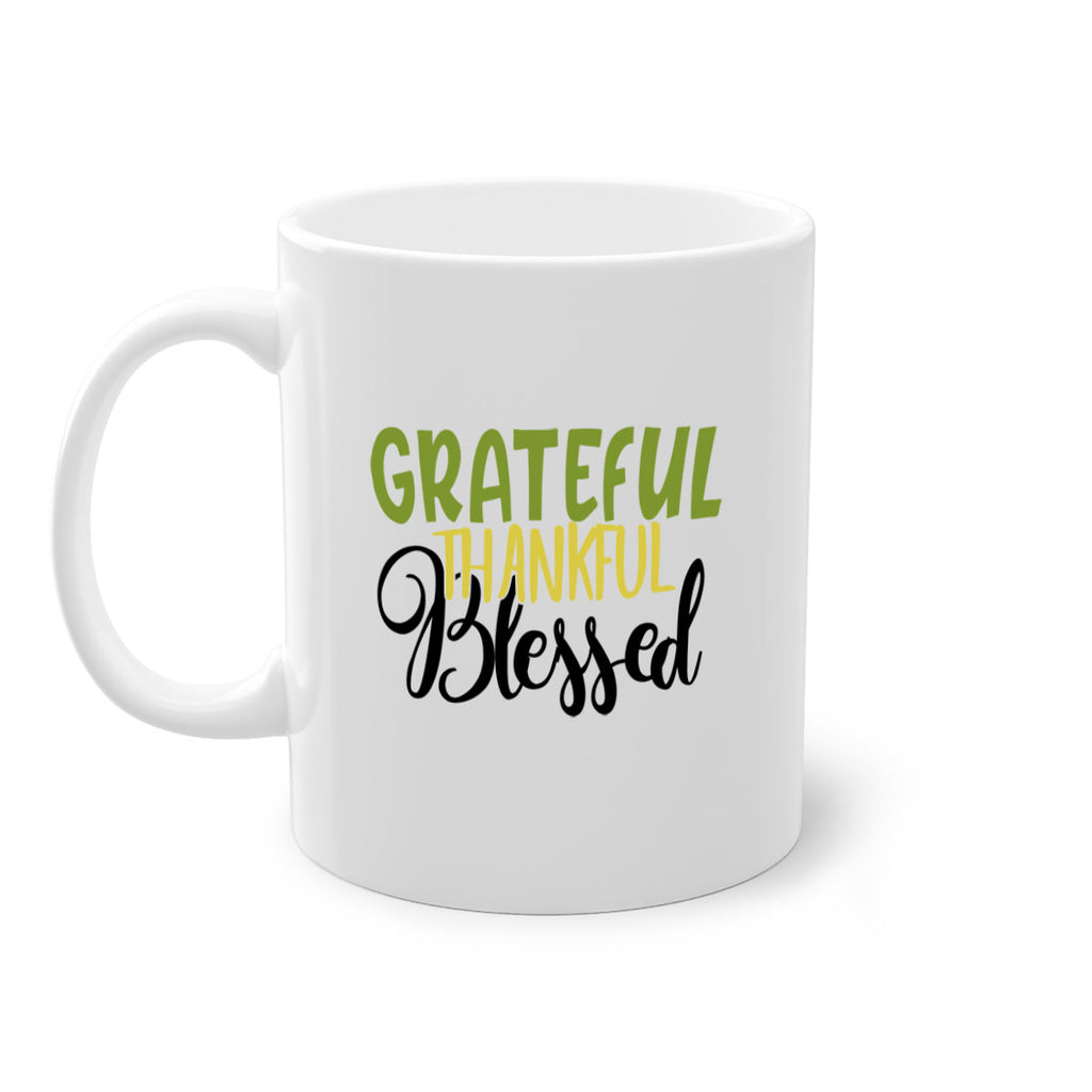 grateful thankful blessed 57#- thanksgiving-Mug / Coffee Cup