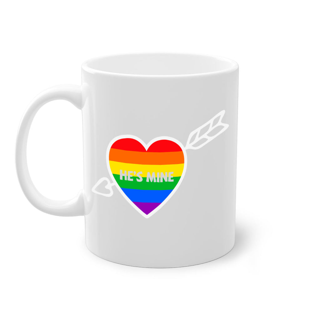 hes mine couple rainbow lgbt lgbt 133#- lgbt-Mug / Coffee Cup