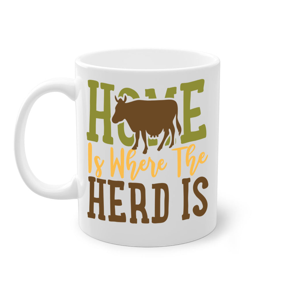 home is where the herd is 7#- Farm and garden-Mug / Coffee Cup