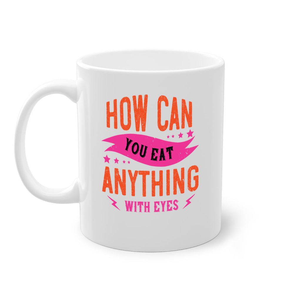 how can you eat anything with eyes 55#- vegan-Mug / Coffee Cup