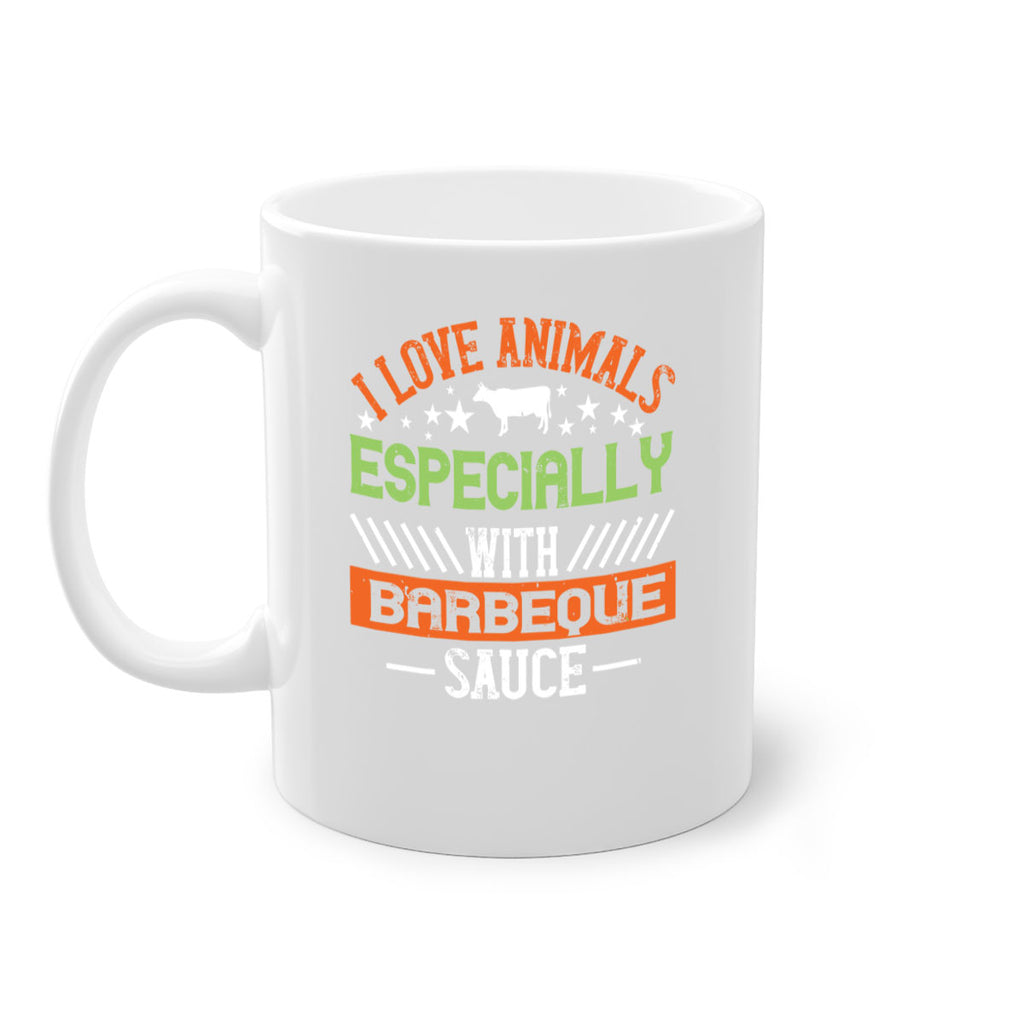 i love animals especially with barbeque sauce 130#- vegan-Mug / Coffee Cup