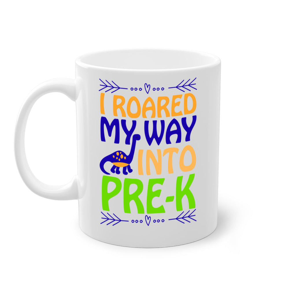 i roared my way into prek 20#- mardi gras-Mug / Coffee Cup
