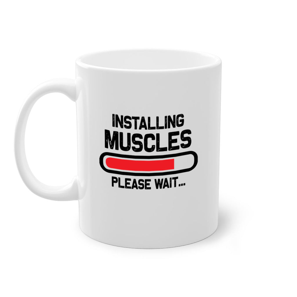 installing muscles please wait 7#- gym-Mug / Coffee Cup