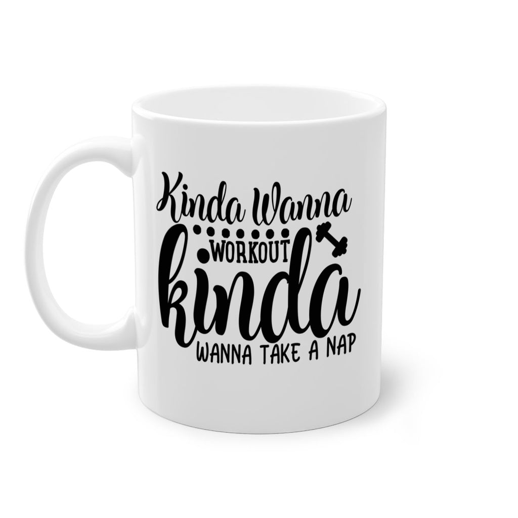 kinda wanna workout kinda wanna take a nap 33#- gym-Mug / Coffee Cup