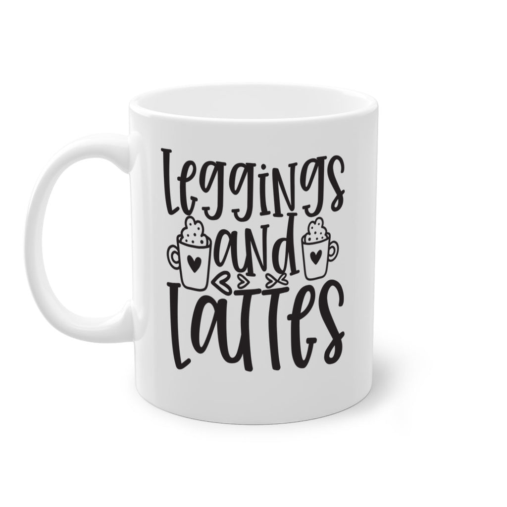leggings and lattes 389#- mom-Mug / Coffee Cup