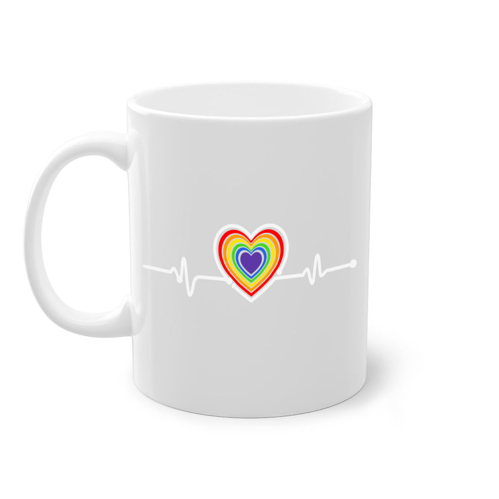 lgbt heartbeat lgbt pride 102#- lgbt-Mug / Coffee Cup