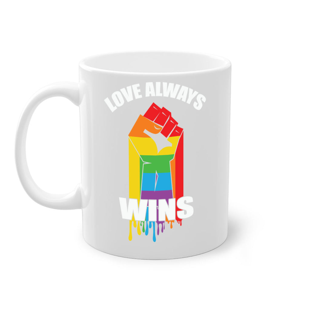 love always wins lgbt fist lgbt 87#- lgbt-Mug / Coffee Cup
