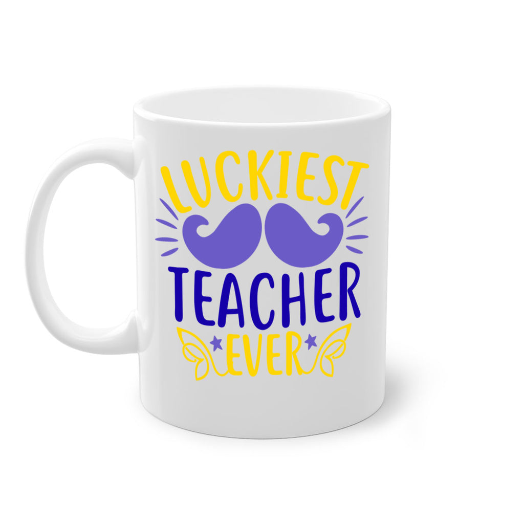 luckiest teacher ever 12#- mardi gras-Mug / Coffee Cup