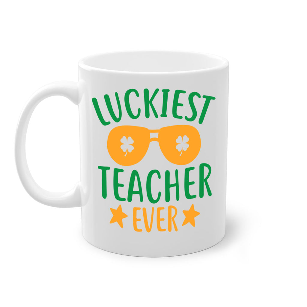 luckiest teacher ever 13#- mardi gras-Mug / Coffee Cup