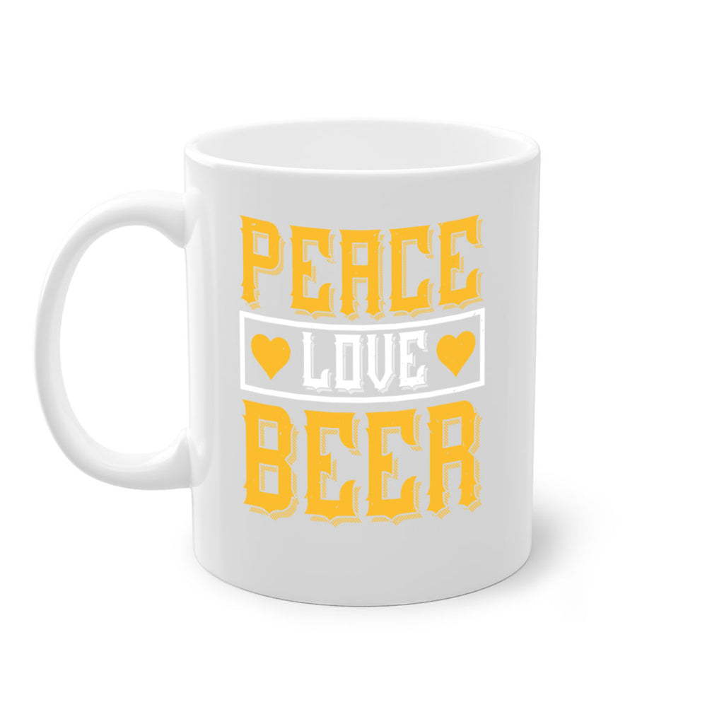 peace love beer 53#- beer-Mug / Coffee Cup