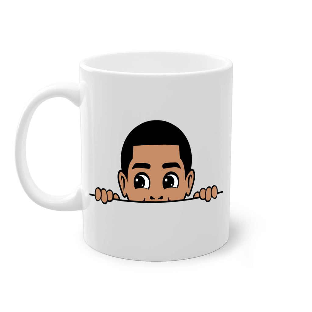 peekaboo boy 17#- Black men - Boys-Mug / Coffee Cup
