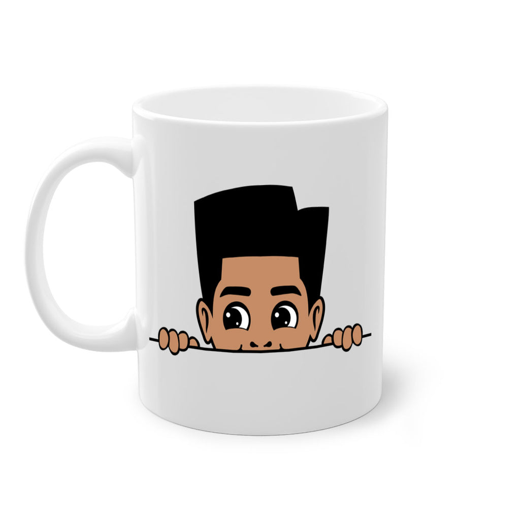 peekaboo boy 18#- Black men - Boys-Mug / Coffee Cup
