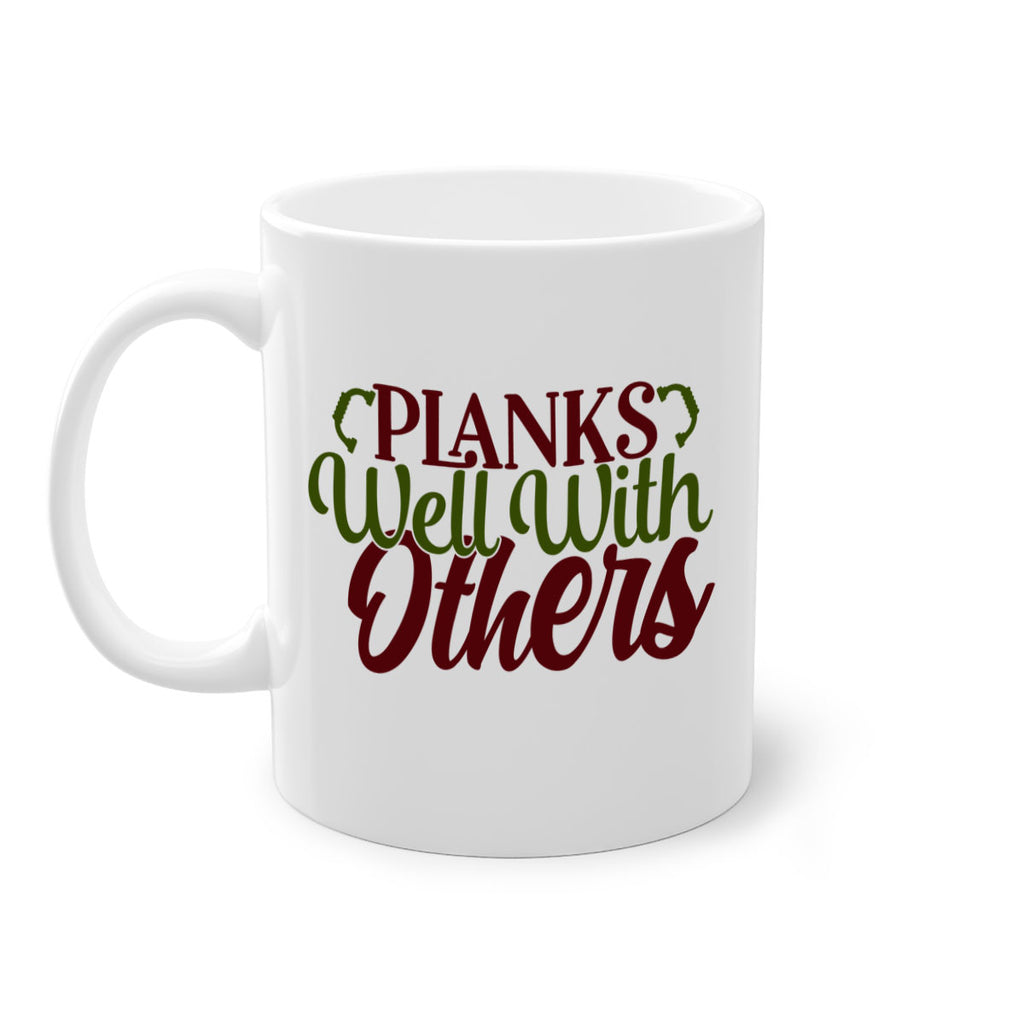 planks well with others 25#- gym-Mug / Coffee Cup