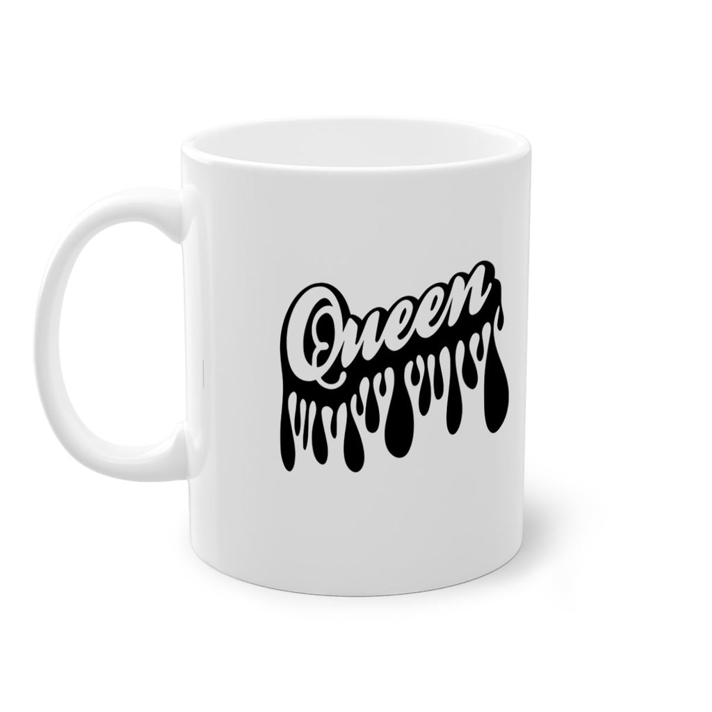 queen- black words - phrases-Mug / Coffee Cup