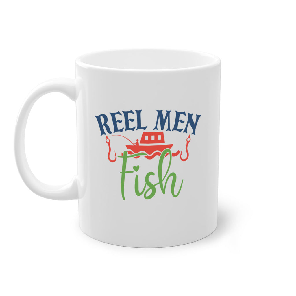 reel men fish 196#- fishing-Mug / Coffee Cup