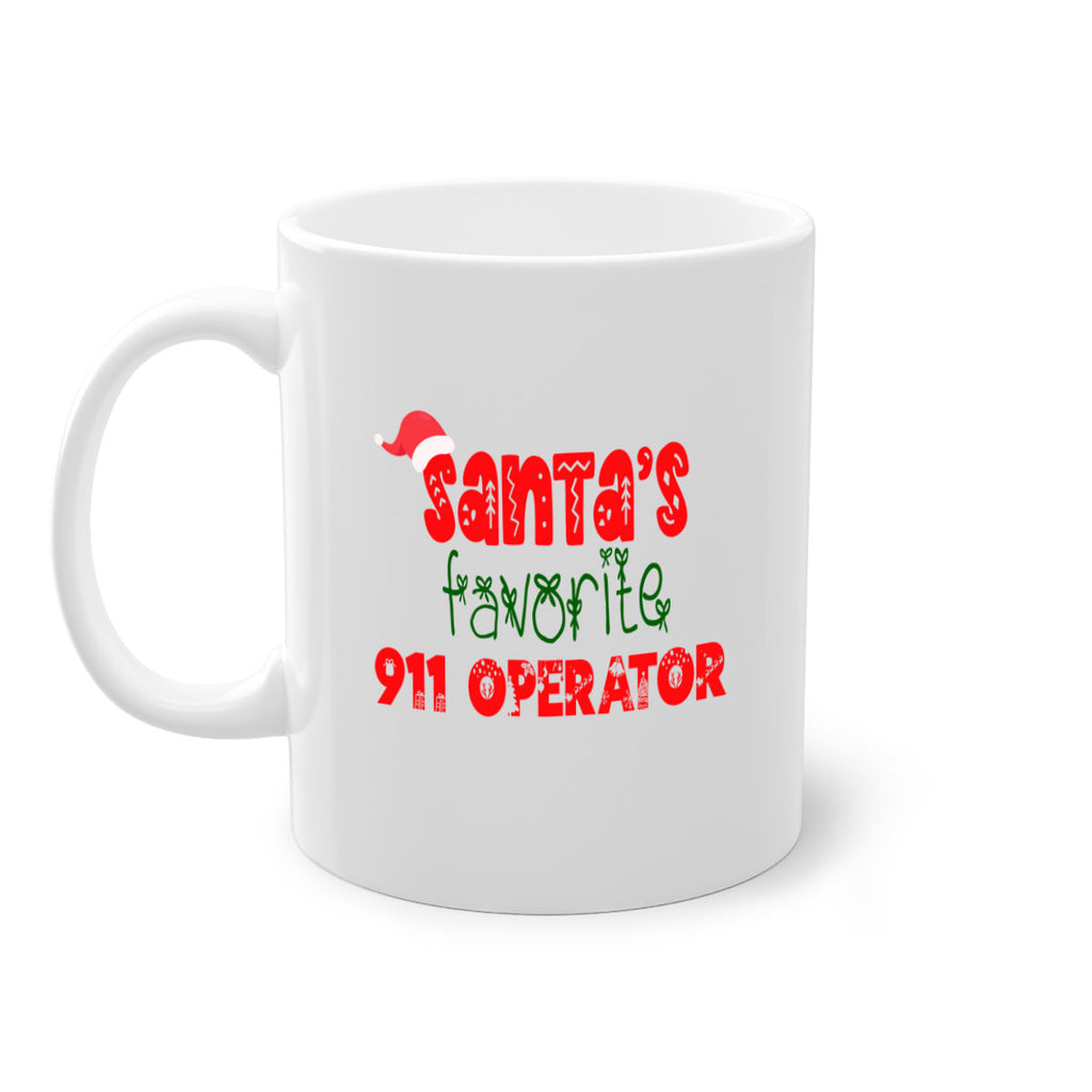 santas favorite 911 operator style 615#- christmas-Mug / Coffee Cup