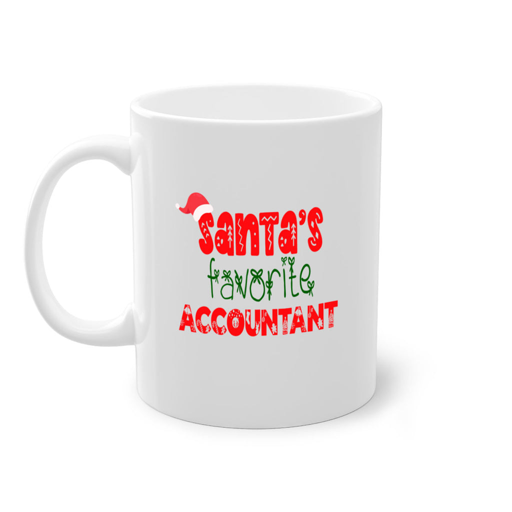 santas favorite accountant style 617#- christmas-Mug / Coffee Cup