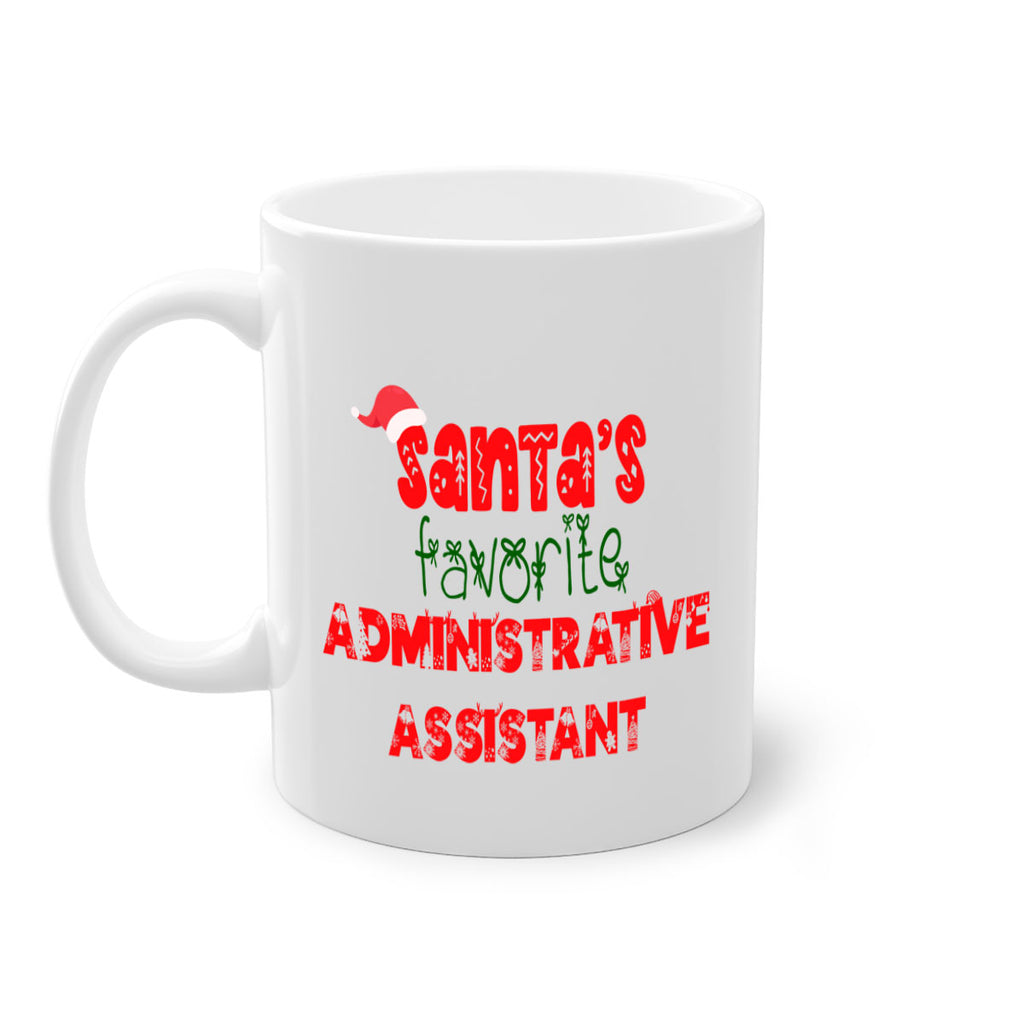santas favorite administrative assistant style 623#- christmas-Mug / Coffee Cup