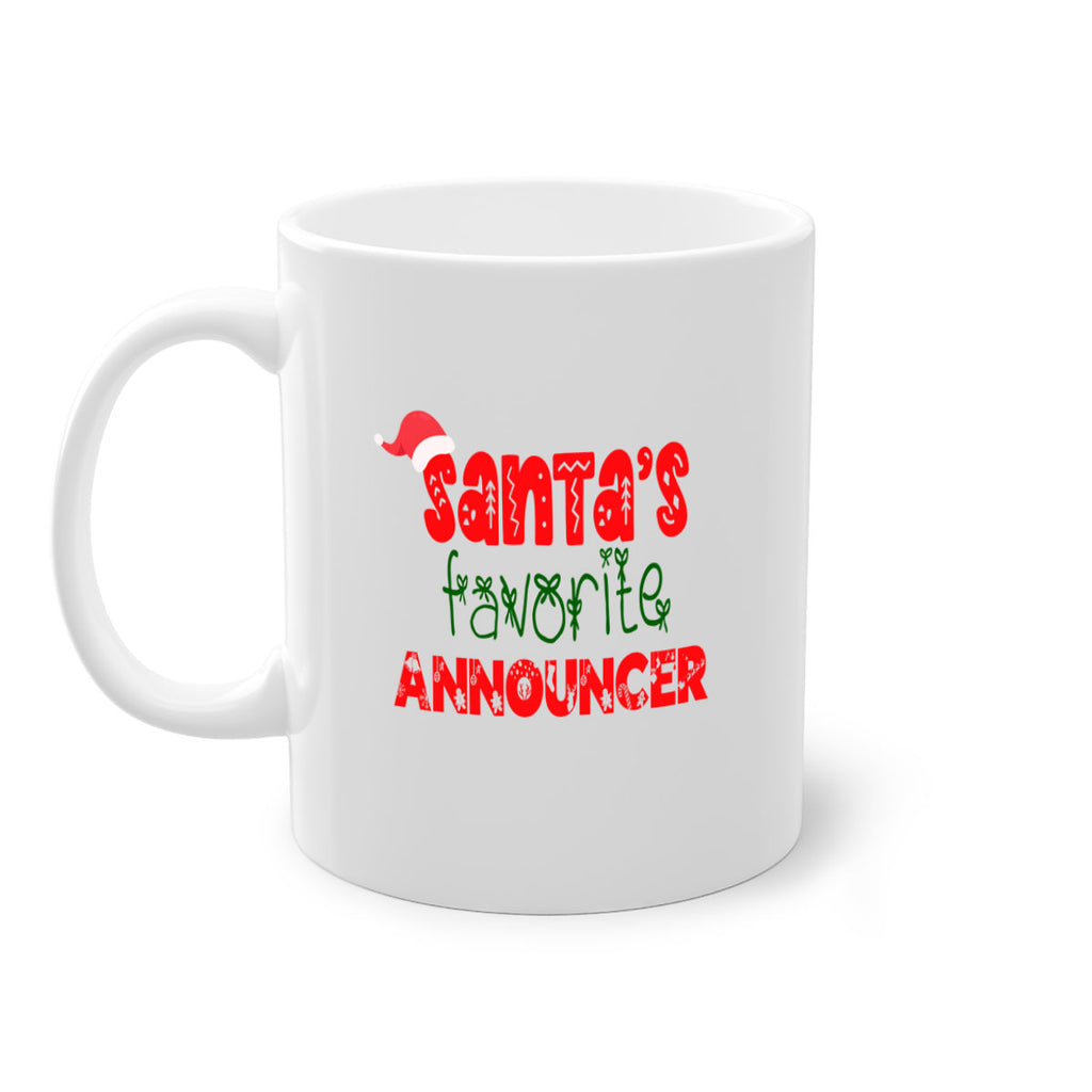 santas favorite announcer style 643#- christmas-Mug / Coffee Cup