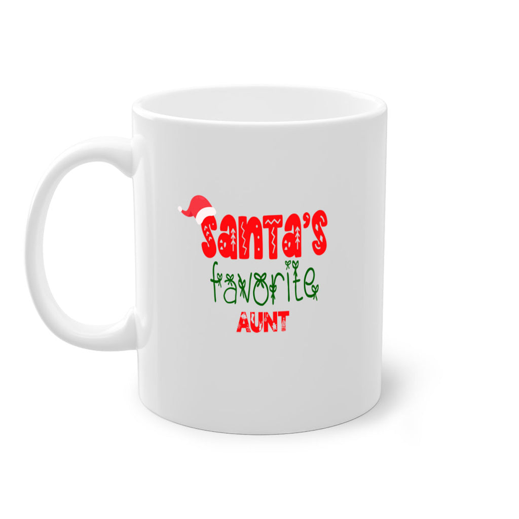 santas favorite aunt style 666#- christmas-Mug / Coffee Cup
