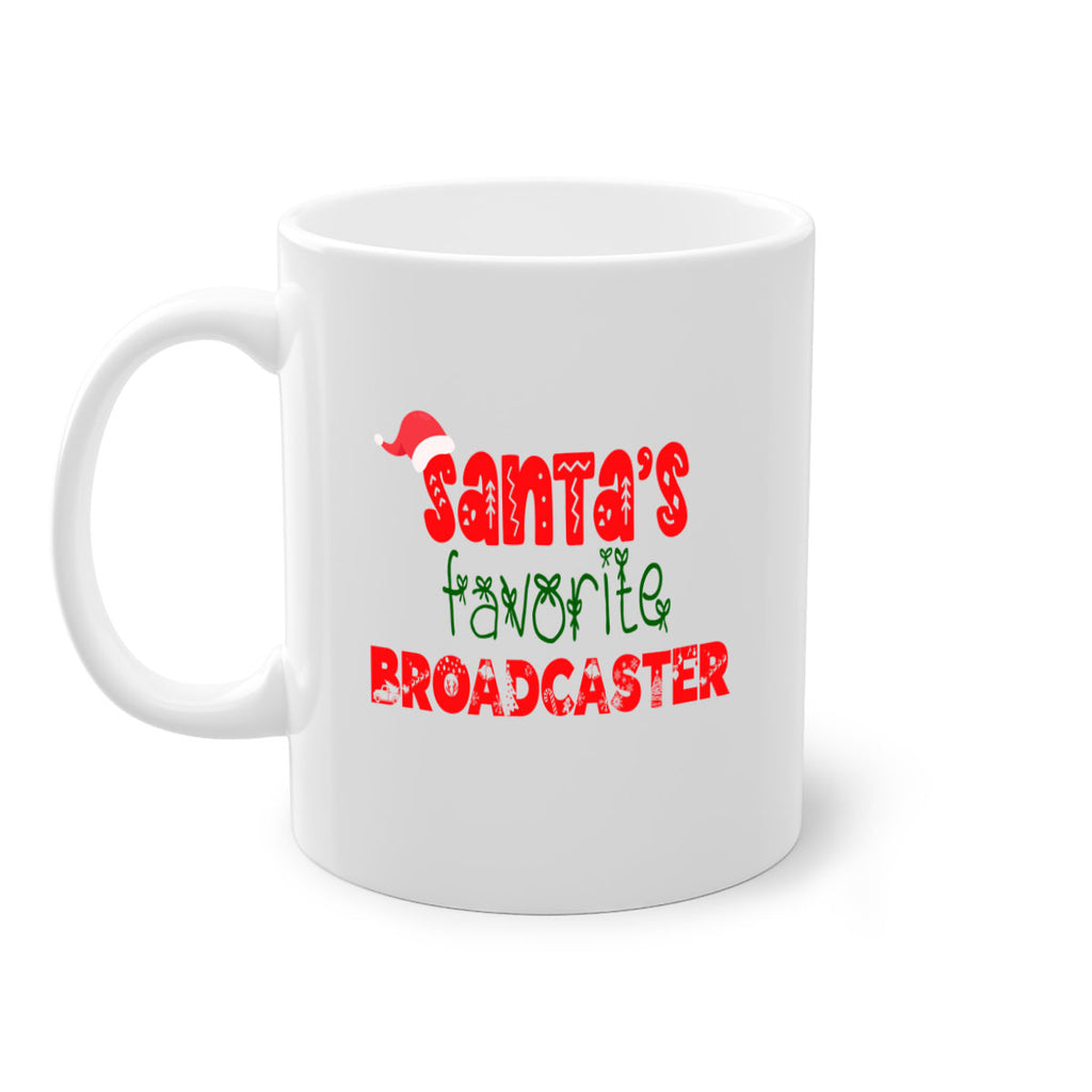 santas favorite broadcaster style 689#- christmas-Mug / Coffee Cup
