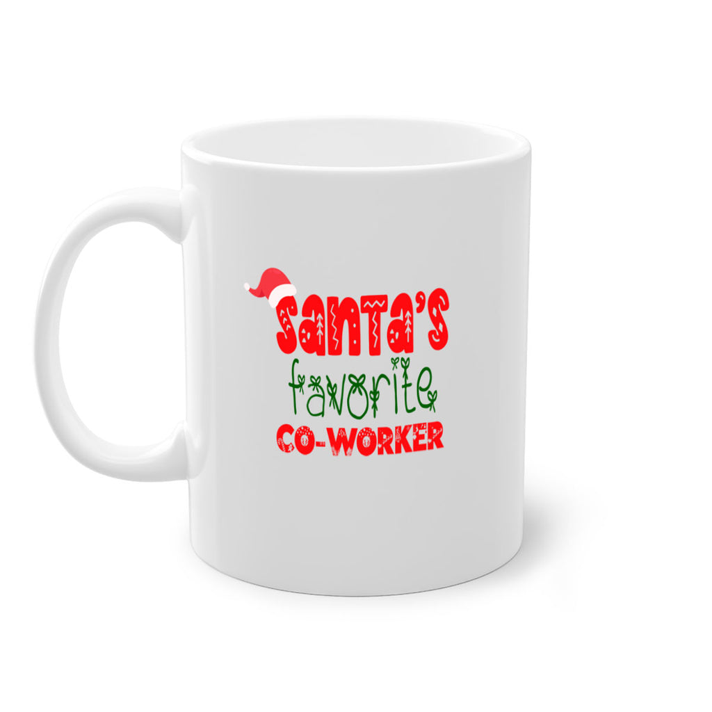 santas favorite co-worker style 723#- christmas-Mug / Coffee Cup