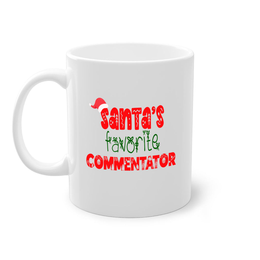 santas favorite commentator style 728#- christmas-Mug / Coffee Cup