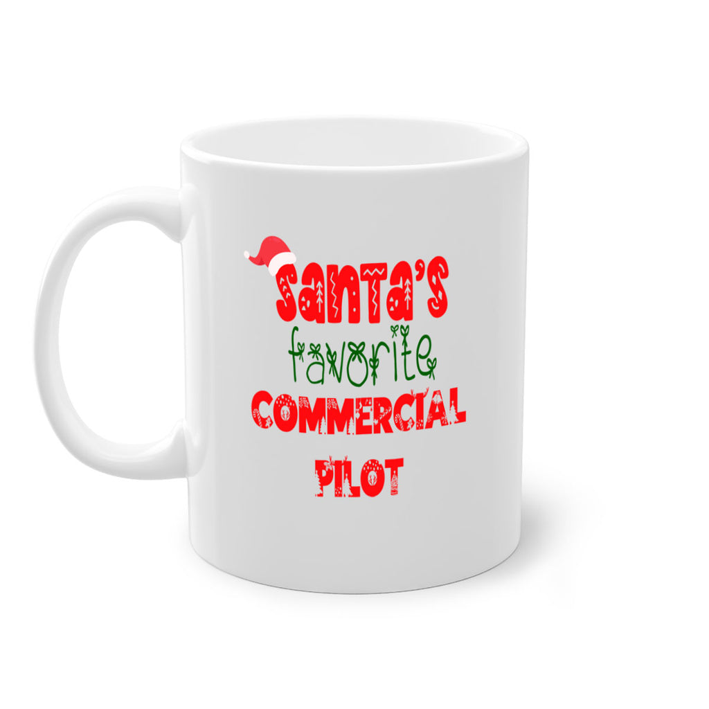 santas favorite commercial pilot style 729#- christmas-Mug / Coffee Cup