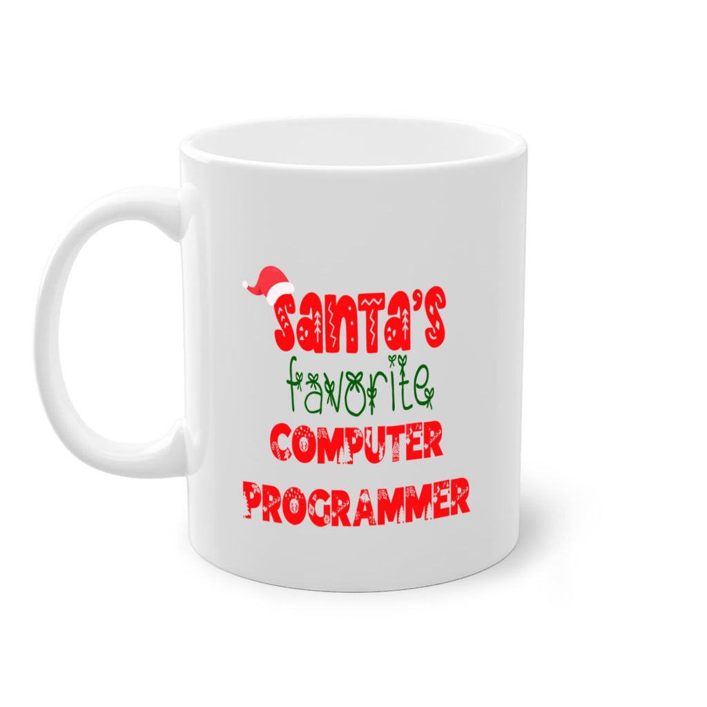 santas favorite computer programmer style 731#- christmas-Mug / Coffee Cup
