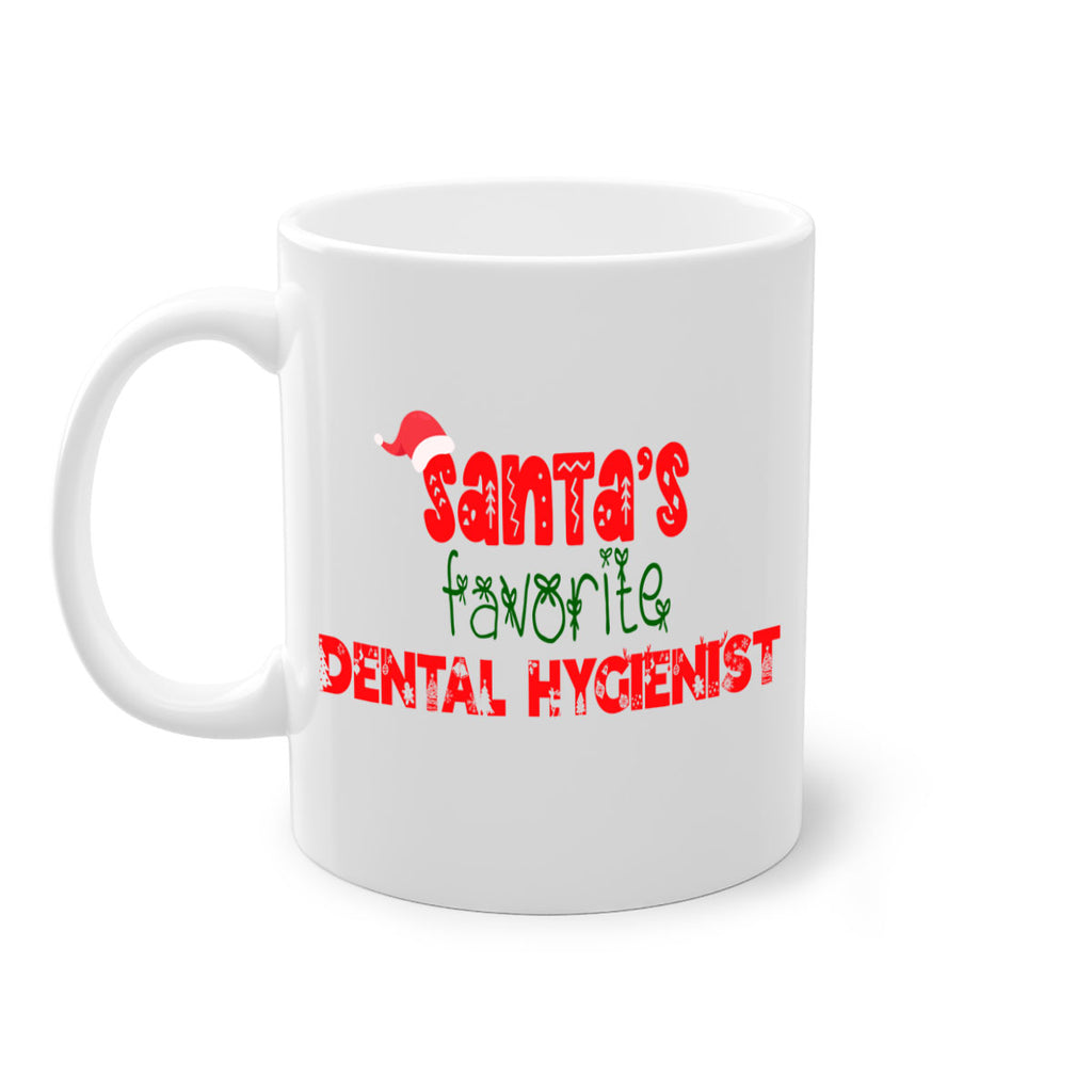 santas favorite dental hygienist style 775#- christmas-Mug / Coffee Cup