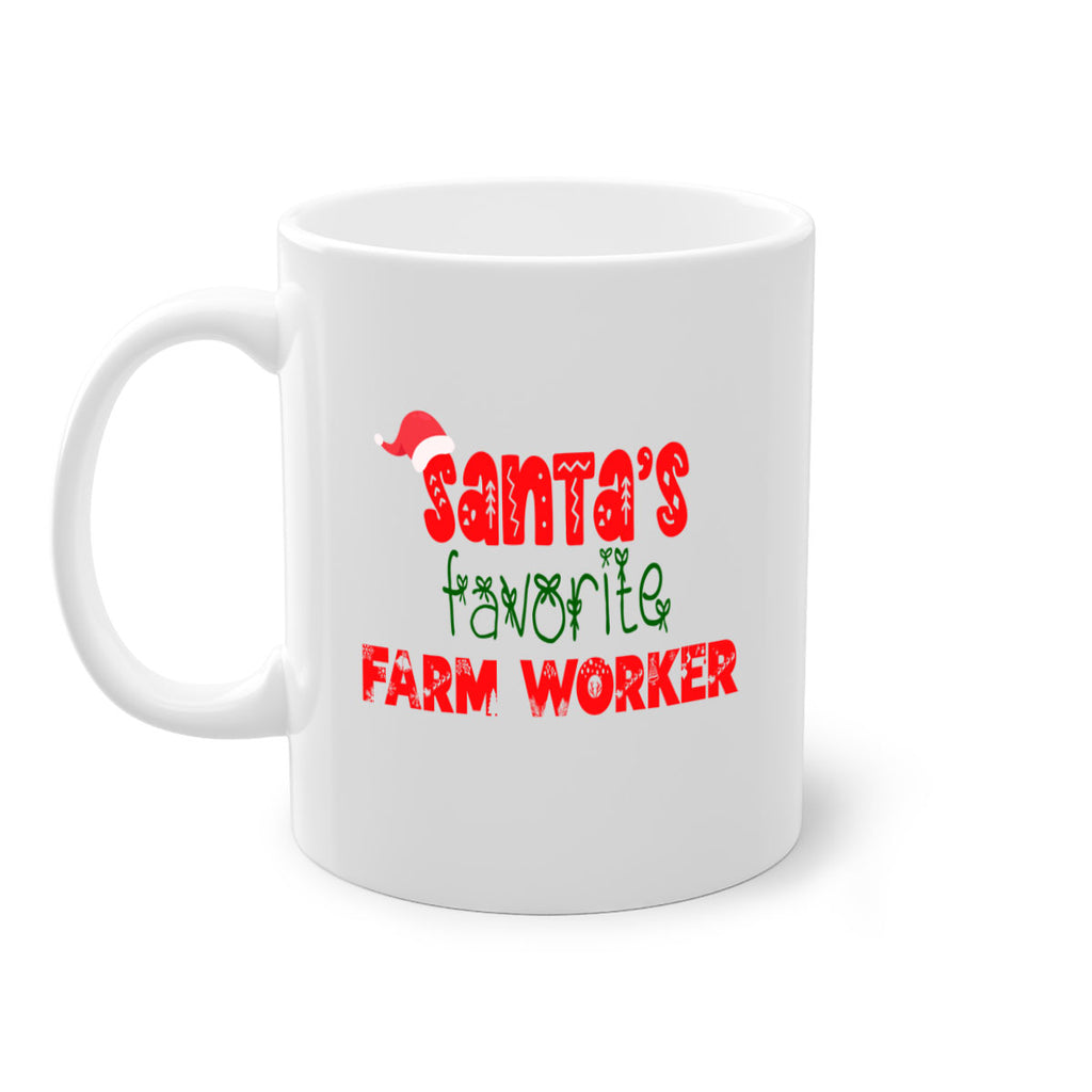 santas favorite farm worker style 811#- christmas-Mug / Coffee Cup