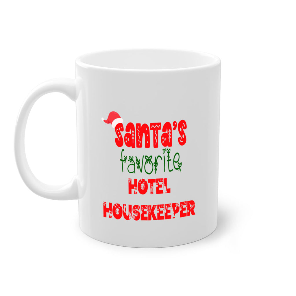 santas favorite hotel housekeeper style 876#- christmas-Mug / Coffee Cup