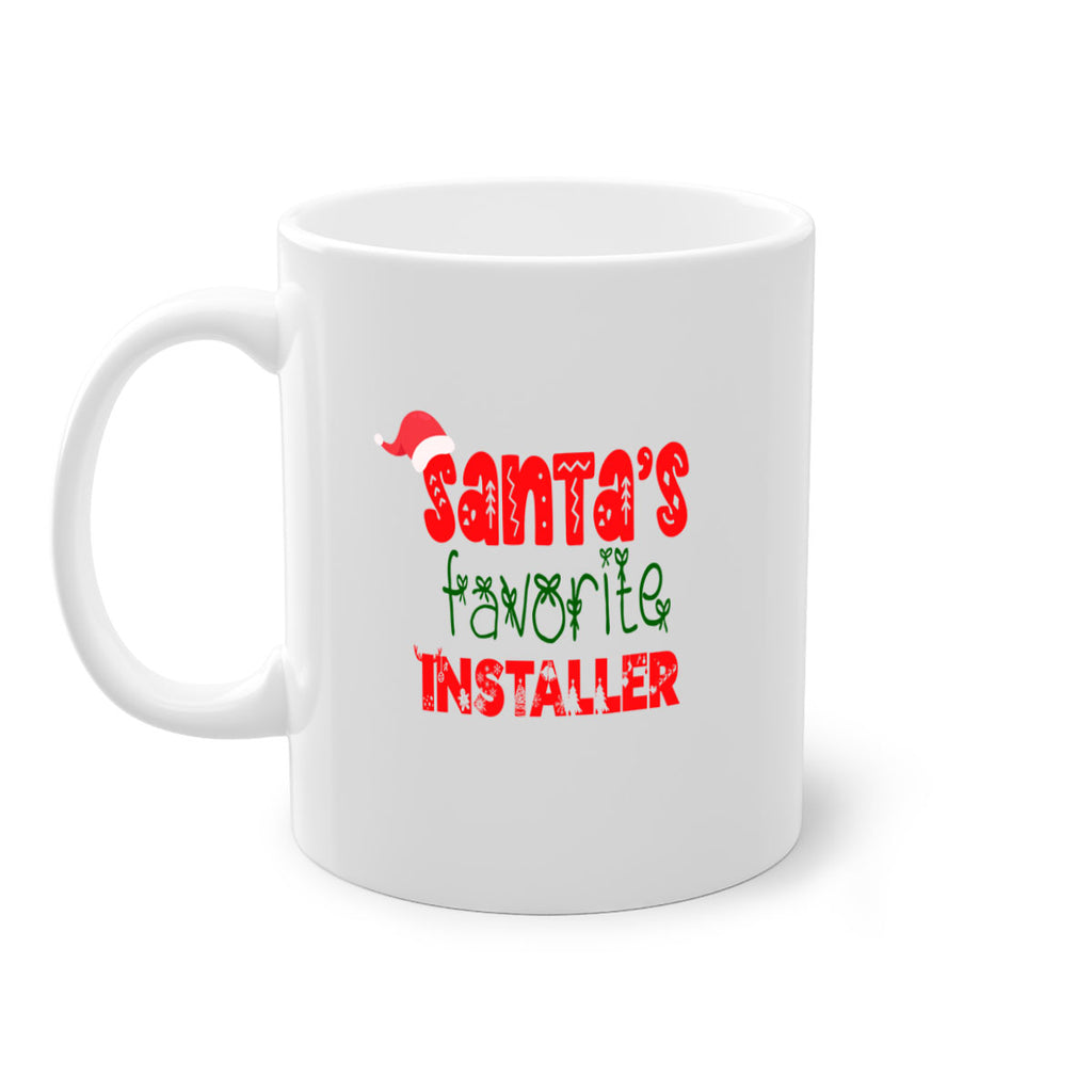santas favorite installer style 889#- christmas-Mug / Coffee Cup