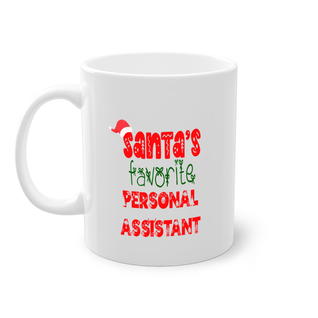 santas favorite personal assistant style 1005#- christmas-Mug / Coffee Cup