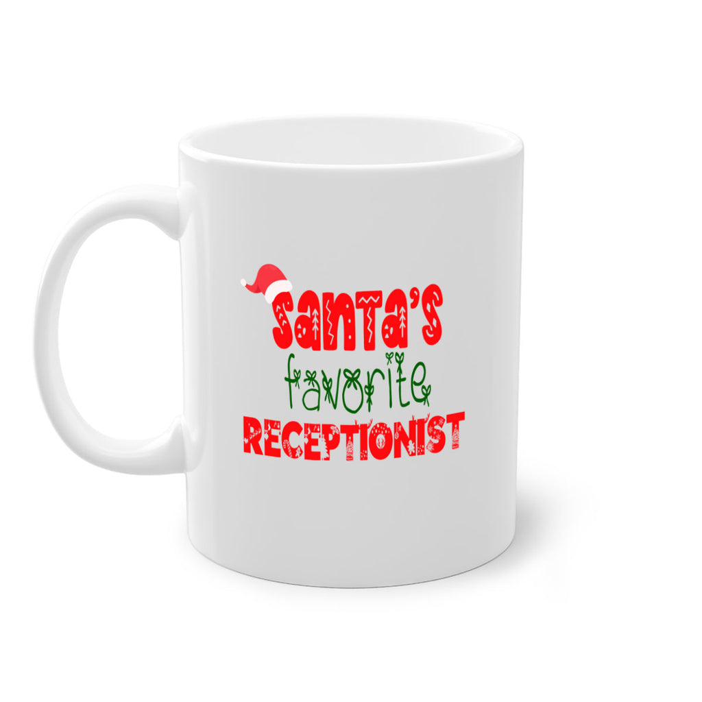 santas favorite receptionist style 1057#- christmas-Mug / Coffee Cup