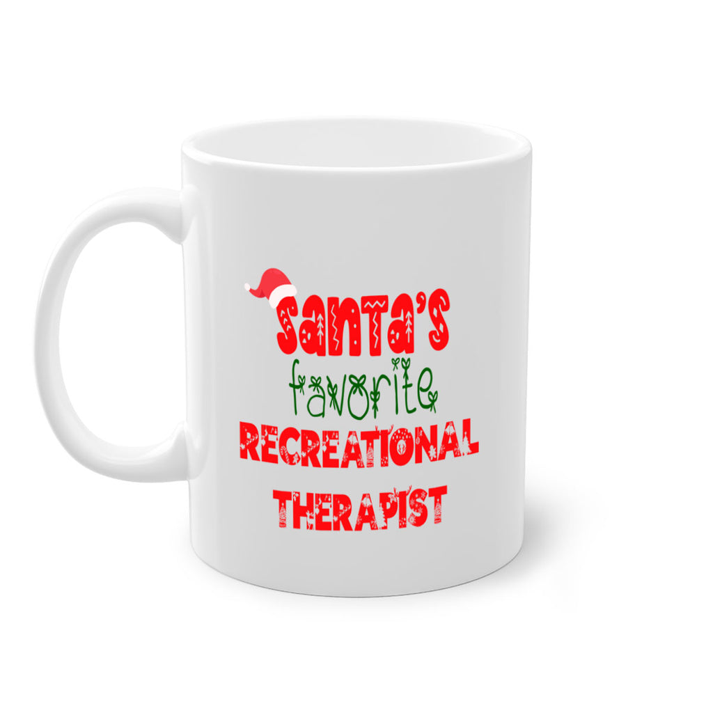 santas favorite recreational therapist style 1060#- christmas-Mug / Coffee Cup