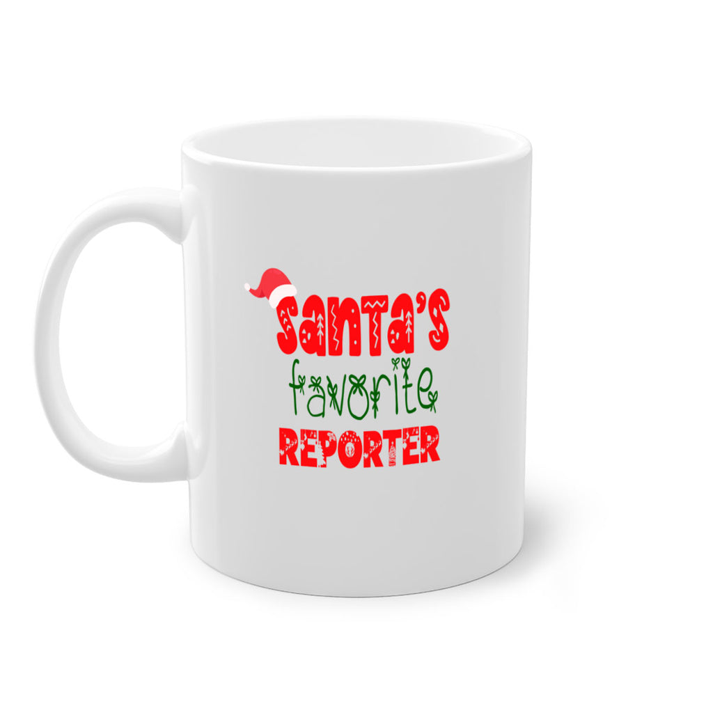 santas favorite reporter style 1062#- christmas-Mug / Coffee Cup