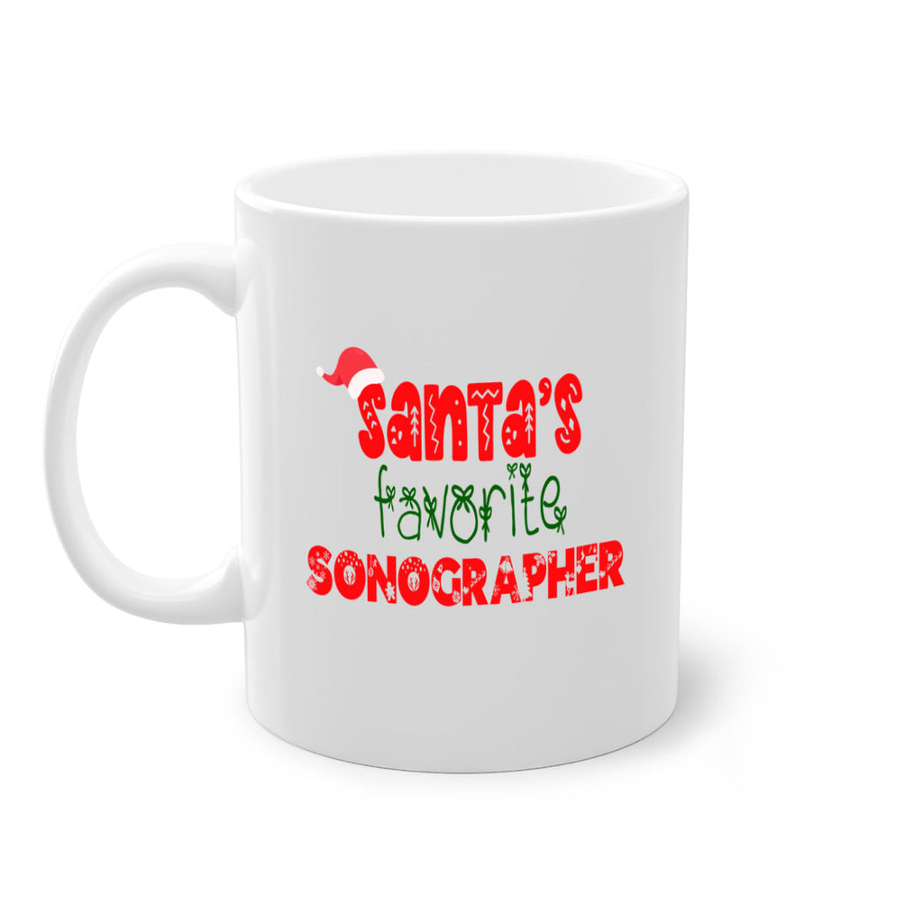 santas favorite sonographer style 1089#- christmas-Mug / Coffee Cup