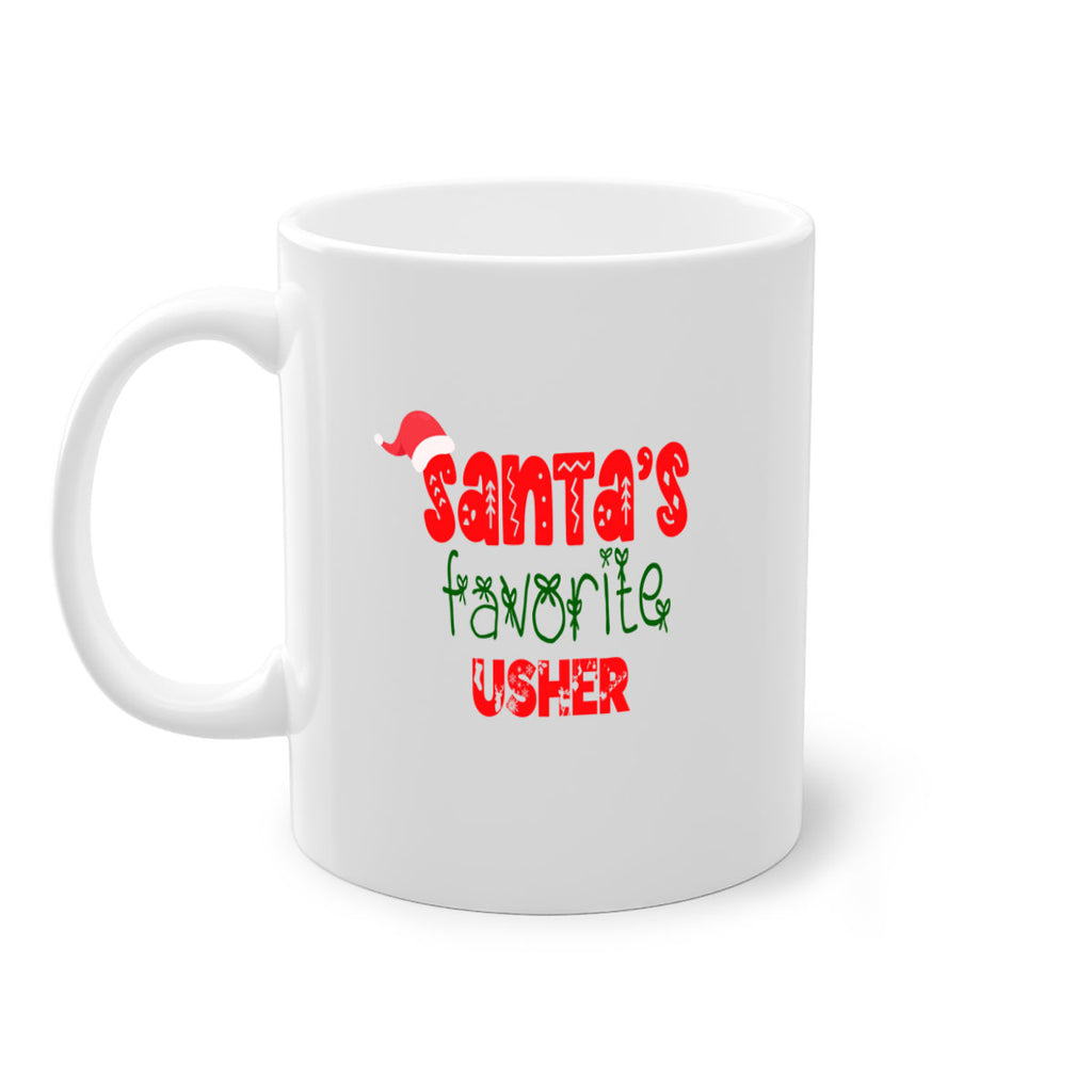 santas favorite usher style 1142#- christmas-Mug / Coffee Cup