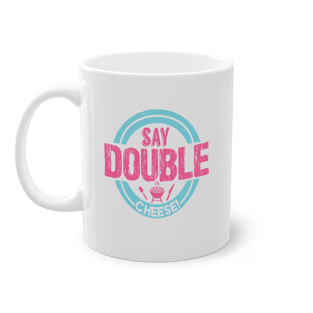 say double cheese 14#- bbq-Mug / Coffee Cup