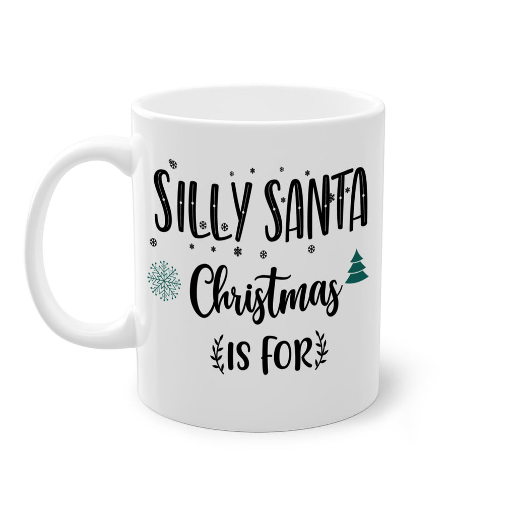 silly santa christmas is for jesus style 1175#- christmas-Mug / Coffee Cup