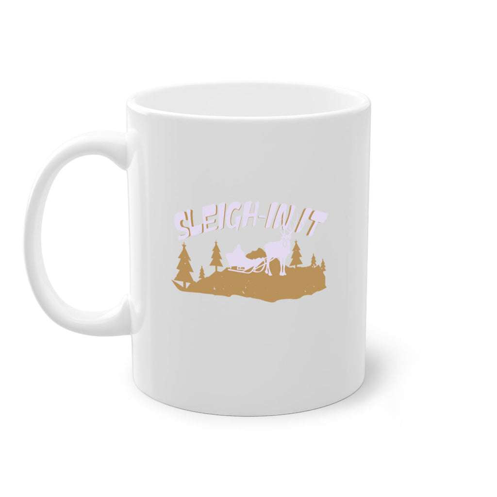 sleighin it 359#- christmas-Mug / Coffee Cup