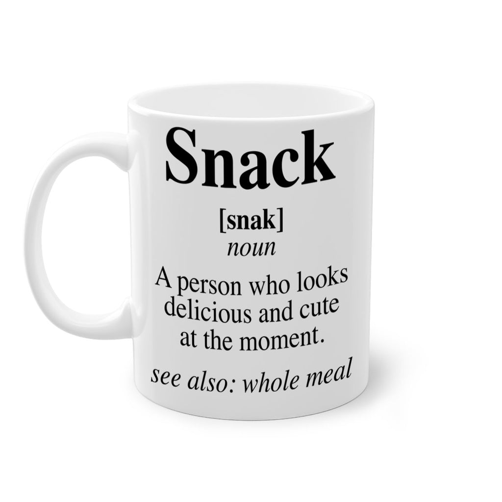 snack definition 29#- black words - phrases-Mug / Coffee Cup