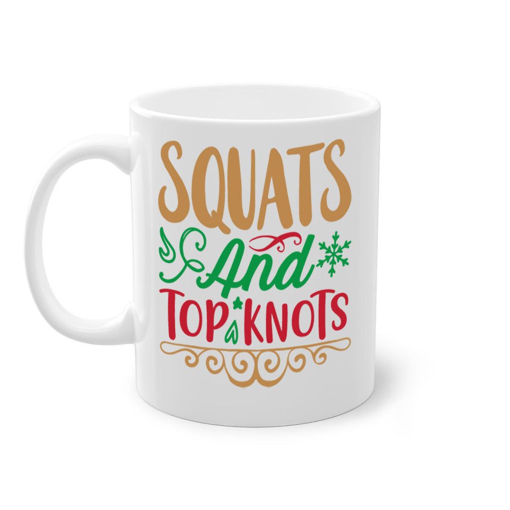 squats and top knots 10#- christmas-Mug / Coffee Cup