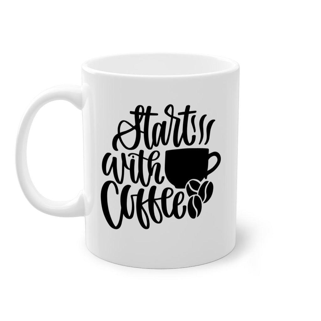 start with coffee 33#- coffee-Mug / Coffee Cup