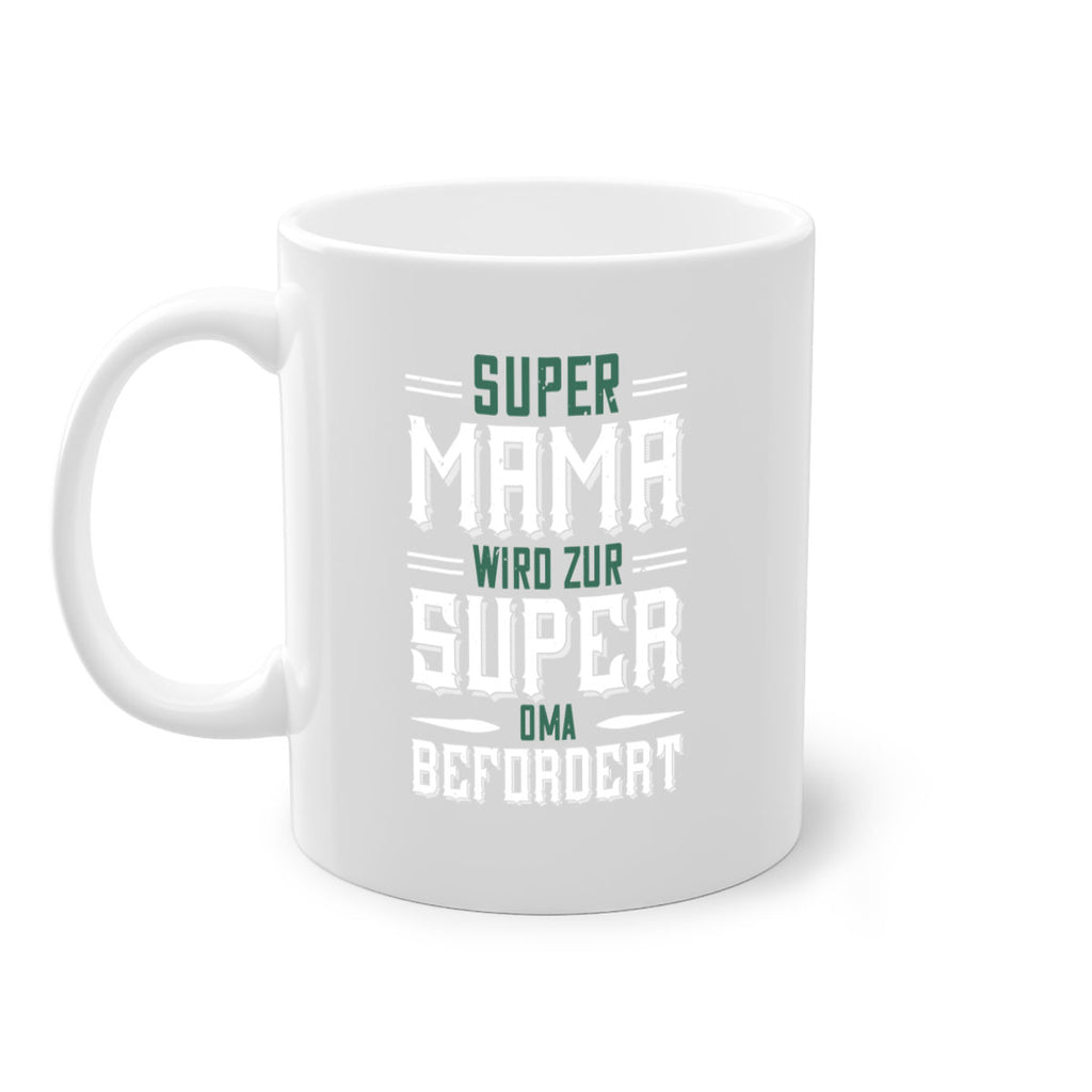 super mama wird zur 9#- grandpa-Mug / Coffee Cup