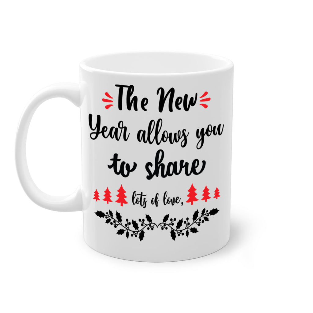 the new year allows you to share lots of love style 1205#- christmas-Mug / Coffee Cup